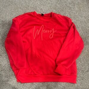 Red Merry Sweater